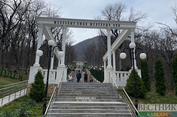 Парк каскадная лестница в Железноводске