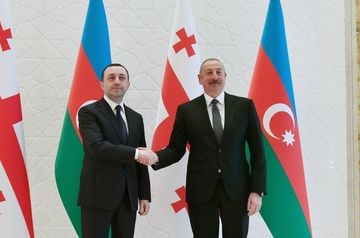 Ильхам Алиев и Ираклий Гарибашвили