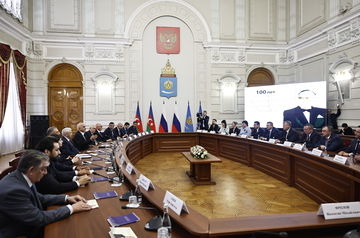 встреча азерббайджанской делегации с Игорем Бабушкиным