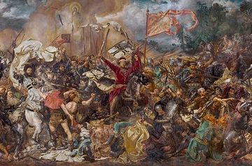 “Грюнвальдская битва“, картина польского художника Яна Матейко, Национальный музей Варшавы