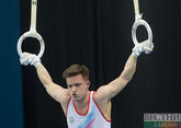 Никита Симонов квалифицировался в финал упражнений на кольцах Кубка мира по спортивной гимнастике в Баку