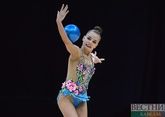 Арина Аверина заняла первое место в квалификации с мячом на чемпионате Европы в Баку 