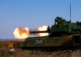 В горах Южной Осетии прошли боевые стрельбы танковых экипажей ЮВО