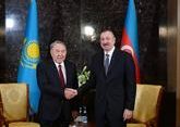 Нурсултан Назарбаев поздравил Ильхама Алиева с 60-летием