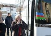 Первый рейсовый автобус прибыл в Шушу (ФОТО)