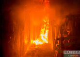 Крупный пожар вспыхнул в центре Алматы