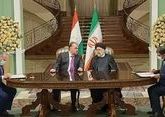 Президенты Ирана и Таджикистана подписали 17 соглашений