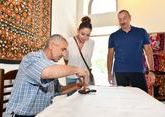 Мехрибан Алиева поучаствовала в создании кялагаи в Басгале