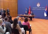 Эрдоган: Турция будет всесторонне развивать сотрудничество с Сербией