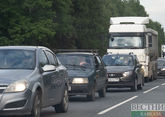 В Северной Осетии скопилось порядка 5 тыс машин на пути к границе с Грузией