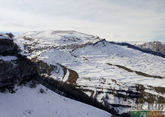 На севере Азербайджана выпал первый снег