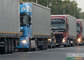 Непогода вновь собирает очереди грузовиков на Кубани