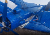 Самолет унесло ветром с аэродрома в ставропольской станице