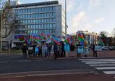 Диаспора поддержала справедливую позицию Азербайджана перед Дворцом мира в Гааге