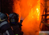 В Астрахани тушили масштабный пожар в торговых рядах
