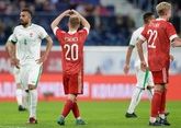 Полузащитник сборной России Сергей Пиняев празднует гол в ворота сборной Ирака