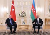 Переговоры Ильхама Алиева и Реджепа Тайипа Эрдогана проходят в Баку