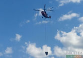 Российские вертолеты продолжают тушить пожар в Турции 