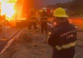 Пожарные справились со взрывом в Ханкенди