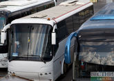 Баку дает автобусы уезжающим в Армению армянам Ханкенди