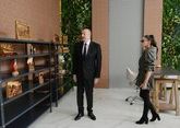 Ильхам Алиев открыл филиал DOST Evi в Исмаиллы