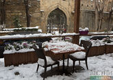 Азербайджан укутало снегом