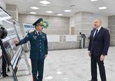 Ильхам Алиев открыл госпитальный комплекс для пограничников в Баку