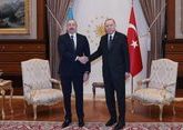 Ильхам Алиев поздравил Реджепа Тайипа Эрдогана с юбилеем