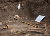 В Ходжалы из массового захоронения извлекли останки второго несовершеннолетнего