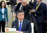 Бердымухамедов поздравил Жээнбекова с избранием президентом Киргизии