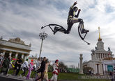 Международный день цирка отпраздновали ярким шествием в Москве на ВДНХ