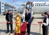 Первый самолет с туристами из Череповца торжественно встретили в Дагестане