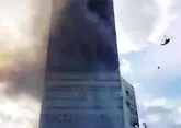 В подмосковном Фрязино уже горит семь этажей восьмиэтажки
