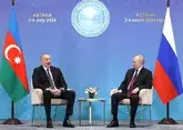 Владимир Путин и Ильхам Алиев встретились в Астане 