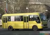 В Ереване тушили пожар в рейсовом автобусе