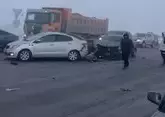 Туман спровоцировал массовое ДТП под Алматы