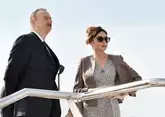Президент Азербайджана и первая леди открыли Парк Победы в Ханкенди и жилой комплекс в Агдаме