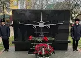 В Грозном открыли монумент в память о жертвах крушения самолета AZAL