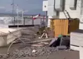 Ночной шторм снес Приморскую набережную в Сочи