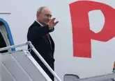 Путин прибыл с визитом в Туркменистан