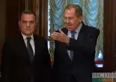 Лавров, Аракчи и Байрамов пообщались "на ногах" перед саммитом СНГ