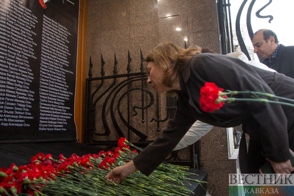 В Москве почтили память жертв &quot;Черного января&quot; 1990 года