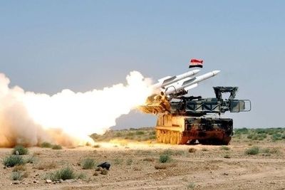 Сирийские ПВО сбили ракеты к югу от Дамаска