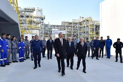 Ильхам Алиев открыл карбамидный завод SOCAR в Сумгайыте