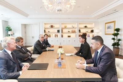 Мехрибан Алиева встретилась с Николя Саркози 