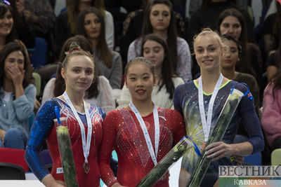 Анастасия Ильянкова стала второй в упражнениях на разновысоких брусьях Кубка мира по спортивной гимнастике в Баку-2019