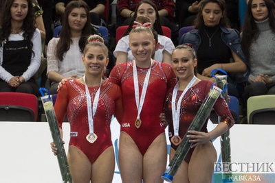 Джейд Кэри стала лучшей в вольных упражнениях Кубка мира по спортивной гимнастике в Баку-2019