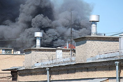 В Москве горят склады НПО &quot;Алмаз&quot;