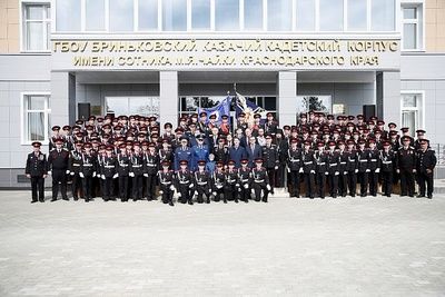 Казачий кадетский корпус открыли после реконструкции на Кубани