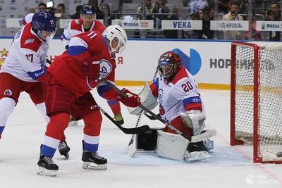 Гала-матч НХЛ в Сочи: двойной перевес команды Путина